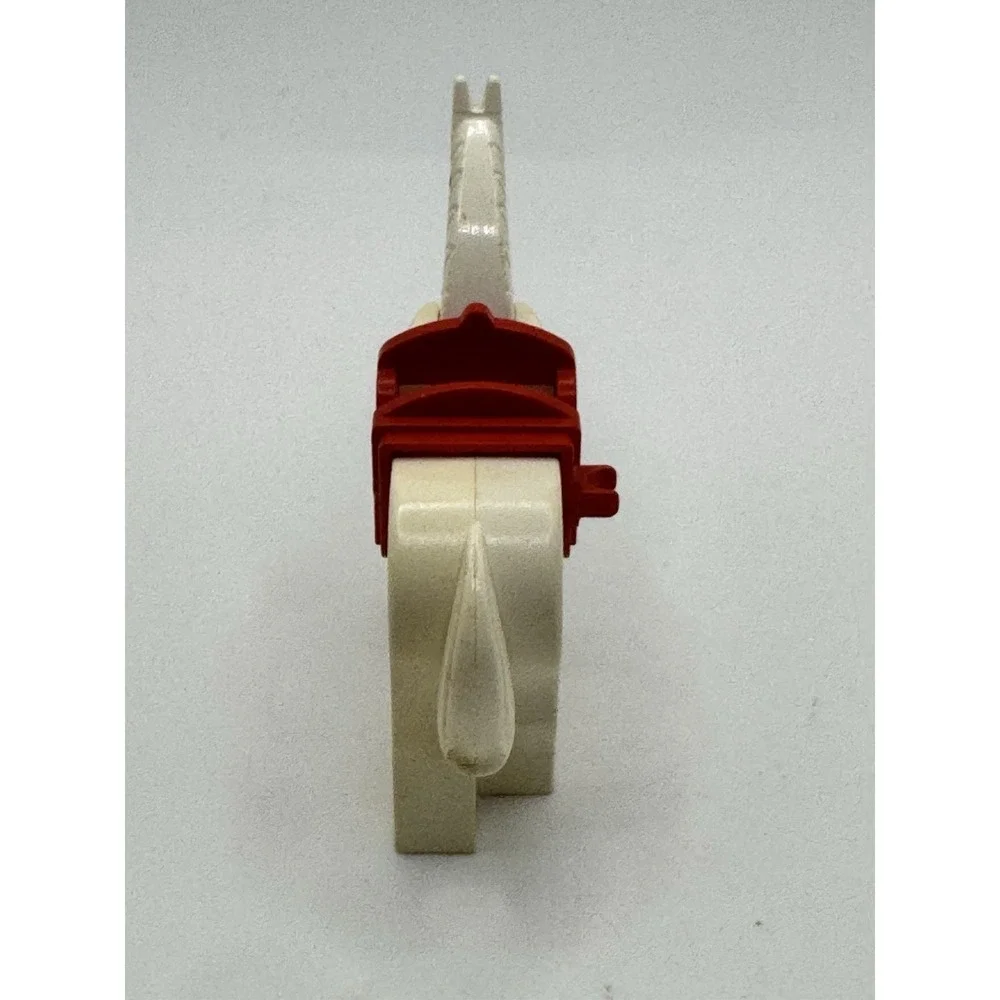 Vintage LEGO Fabuland White Horse with Red Saddle Animal Figure x441